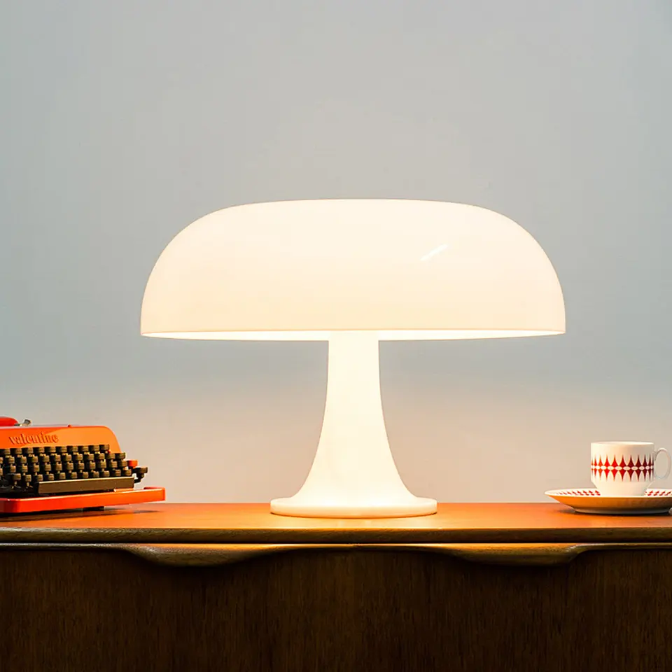 acrylic high light orange mushroom lamp colorful night light